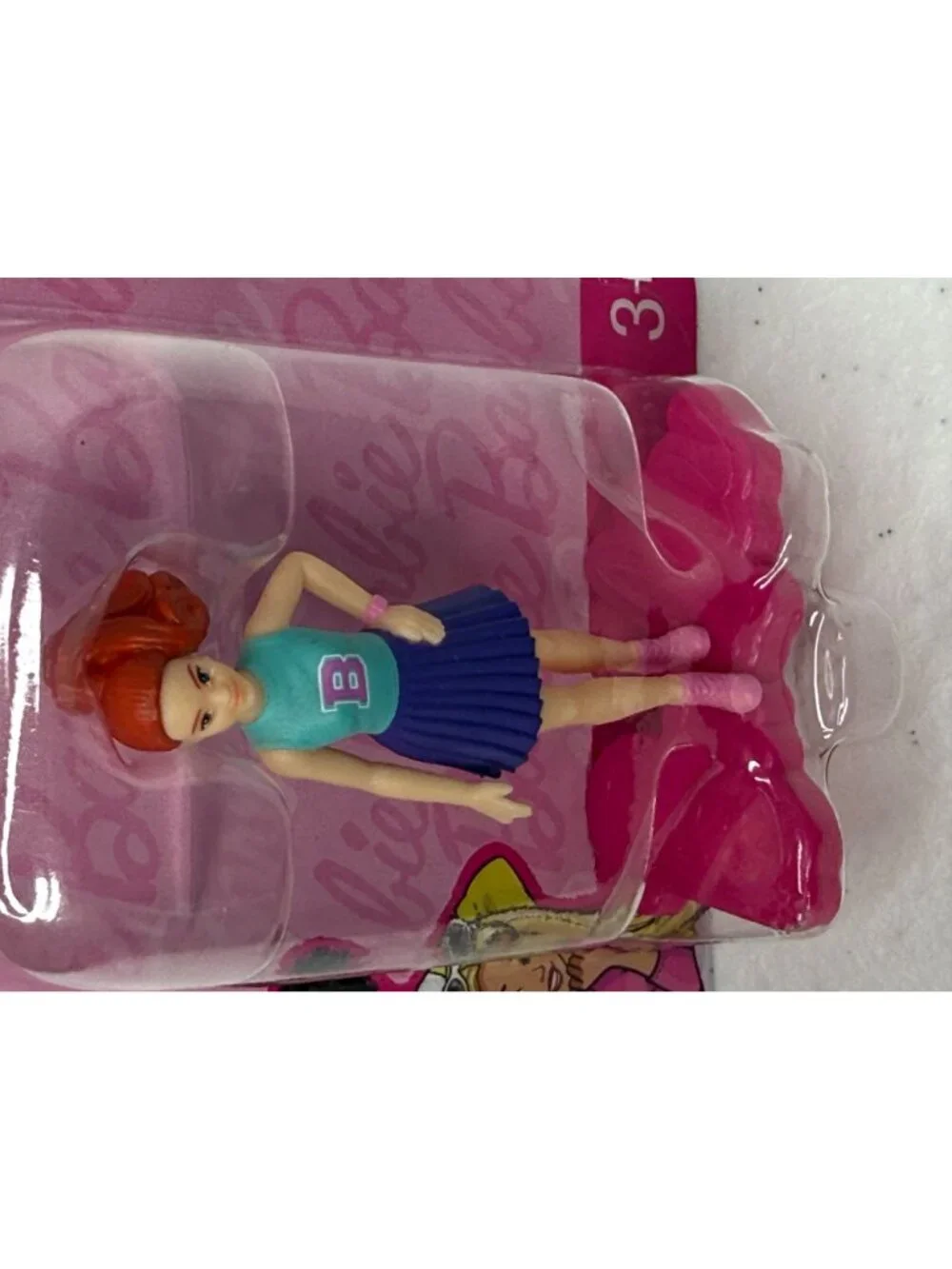 Barbie Mini Figure Cheer Uniform Letter B New